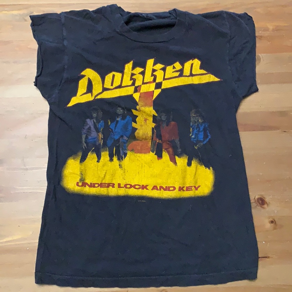 Dokken Under Lock and Key Tour T Shirt.